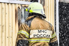 В российском городе из-за атаки дронов загорелась нефтебаза